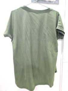 Olive Green Basic T-Shirt