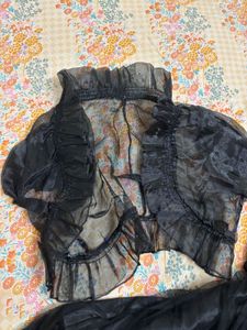 Sheer Black Party Dress