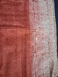 It Is A Double Shaded Printed Saree
