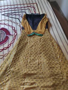 Beautiful partywear embroidered Anarkali set