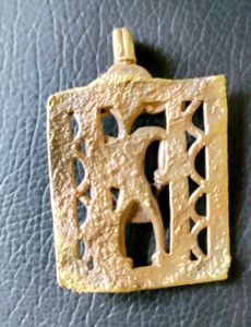 Shantiniketan 's Tribal  Dokra Pendants