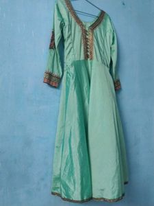 Elegant Sea Green  Gown