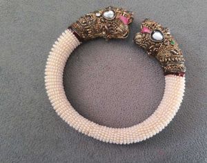 Elegant Pearl Beaded Bangles