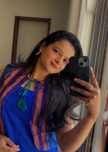 Blue Kurta with Embroidered Jacket