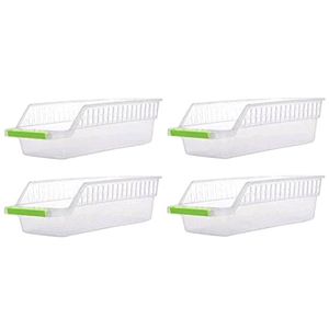 # Kitchen Plastic Spae Saver Organizer Basket Rack- 4 pcs