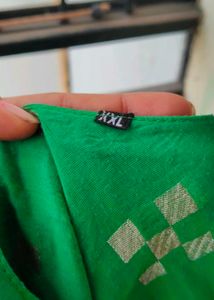 Vibrant Green Printed Kurta gown