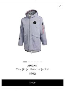 Adidas puffer revsiov reversible jacket Men's Grey