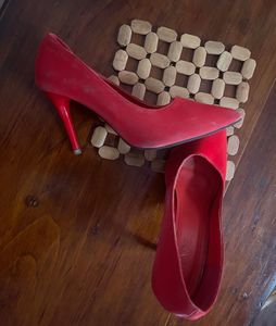 Red High Heel Pumps