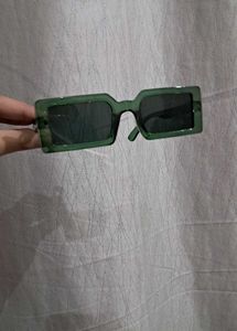 Green Rectangle Sunglasses