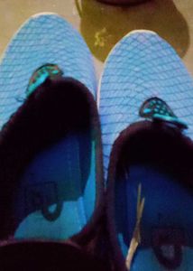 Blue Slip-On Shoes