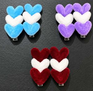 Cute heart pipe cleaner Hair Clips