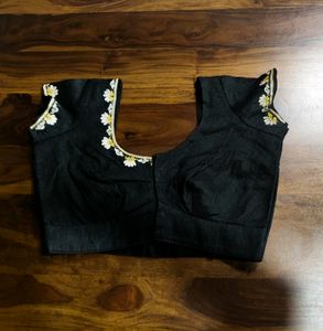 BLACK WORK BLOUSE