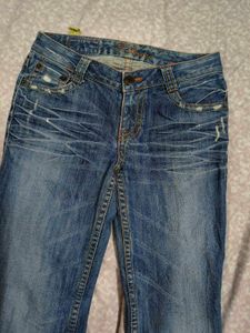 Retro Flare Jeans - Vintage Wash