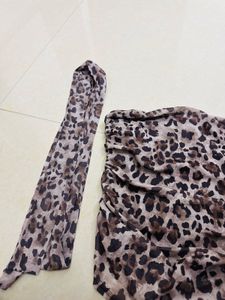 Chic Leopard Print Tube Top