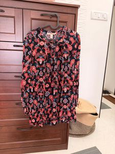Chic Paisley Print Long Sleeve Top