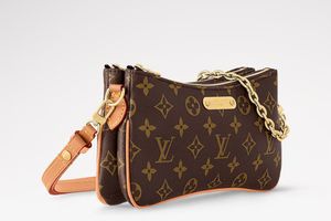 Designer Monogram Shoulder Bag