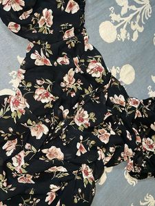 Chic Floral Print Midi Dress