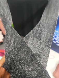 SHEIN Sparkly Mesh Top