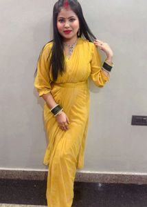 best offer!!! hurry up ( yellow readymade saree)