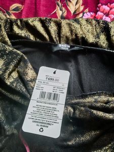 Shein party off shoulder full sleeve crop top