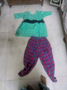 Stylish Ethnic Kurta Set (Gujrati Style)