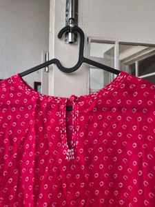 Almost new pink indo-westerm maxi dress