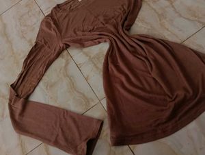 🎀BUY '1' GET '1' FREE Brown Long Sleeve Top