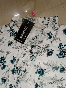 White Floral Girls Dress✨