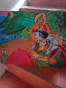 Lord Krishna Radha Amazing 😍 Painting