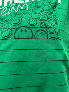 Green Striped "Dreamy Dream" T-Shirt