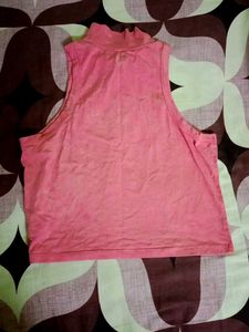 Sleeveless Mock Neck Top