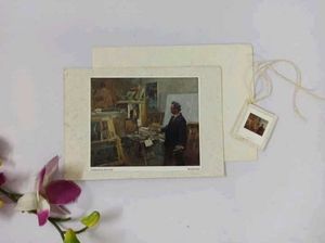 Greeting Card Blank With Matching Gift Tag
