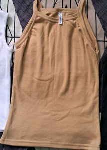 Basic Sleeveless Tank Tops (Set of 3)