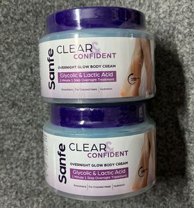 Sanfe Clear & Confident Overnight Body Cream Pack2