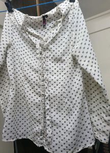 Cute Bow Print Top