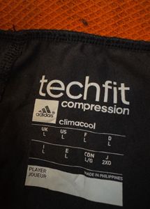 Adidas Black &amp; Orange Athletic Tights