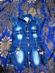 Denim Dress for Girls