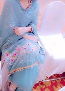 Beautiful Teal Kurta Set with Dupatta💚😉
