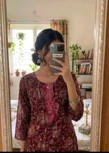 Red Short Kurti