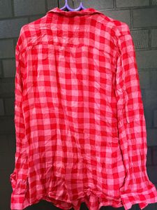 Red &amp; Pink Checkered Shirt