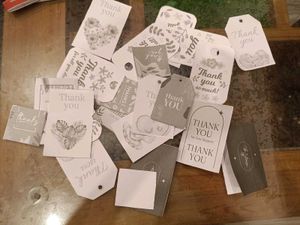 5shippinglabel+10thankyoulabels+10usedpacking