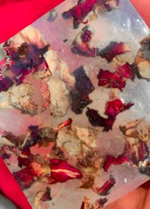 Rose Hand Crafted Petals Home Made Soap
