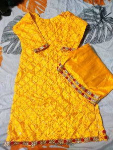 Vibrant Yellow Kurta Set