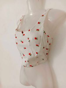Floral Corset Top