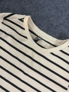 Striped Crew Neck Tee
