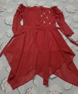 Embroidered Flowy Ethnic Gown