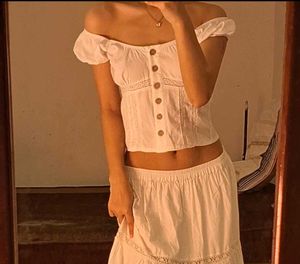 Lulu And Sky Puff Sleeve Top