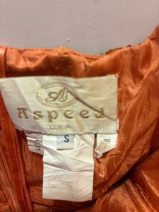 Sparkling Orange Party Dress