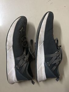 Puma Grey Running Shoes