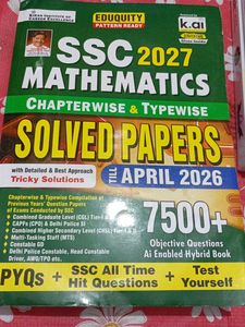 SSC Mathematics Solved Papers 2027